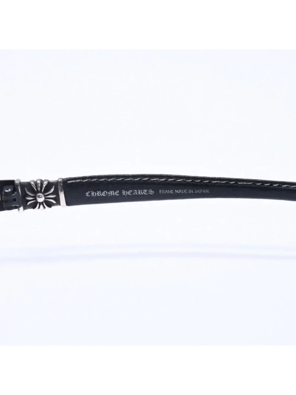 Chrome Hearts M Diver 2 CH Plus Temple Leather Sunglasses Eyewear 925 Sterling